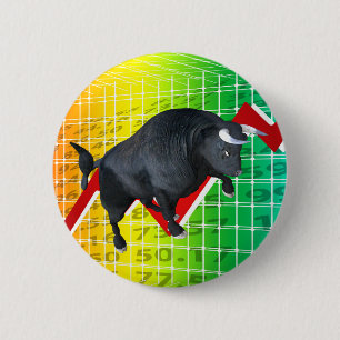Badge Rond 5 Cm Facturation du marché Bull