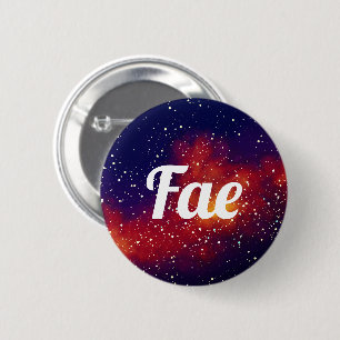 Badge Rond 5 Cm Fae Identité Galaxie personnalisable