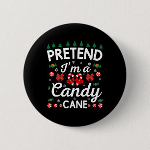 Badge Rond 5 Cm Faire comme si je suis un Sucre de canne Enfants H