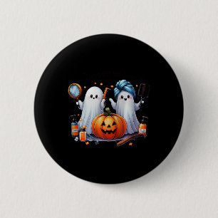 Badge Rond 5 Cm Faire des cheveux Botité Halloween Styliste fantôm