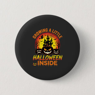 Badge Rond 5 Cm Faire grandir un peu d'Halloween à l'intérieur d'u
