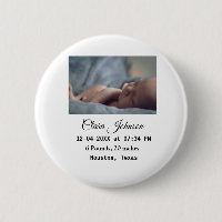 Faire-part de naissance ajoutez photo date heure l