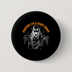 Badge Rond 5 Cm Faire semblant d'être un fantôme effrayant Costume
