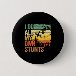 Badge Rond 5 Cm Faire Tous Les Cascades Motocross Papa