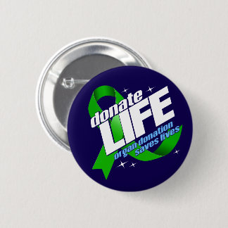 Badge Rond 5 Cm Faire un don de la vie Orgue Dons Sauve des vies