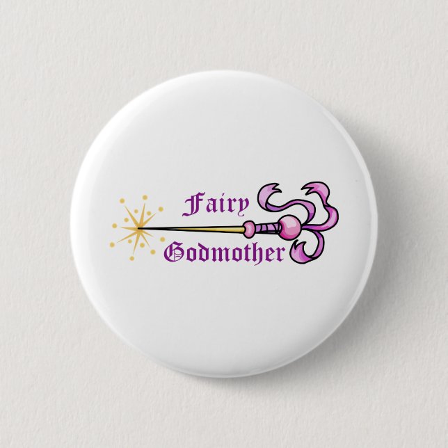 BADGE ROND 5 CM FAIRY GODMOTHER (Devant)