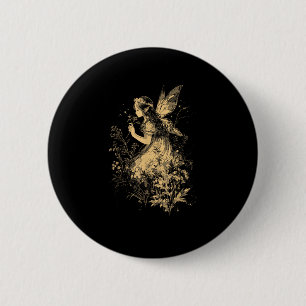 Badge Rond 5 Cm Fairy Grunge Goblincore Cottagecore Fairycore Capr