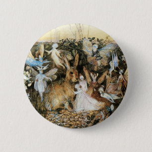 Badge Rond 5 Cm Fairy Twilight de John Anster Fitzgerald