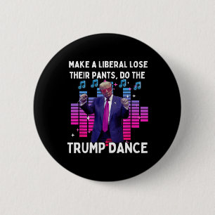 Badge Rond 5 Cm Faisons La Danse Trump - Pro Trump Family Present