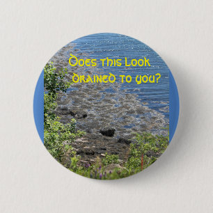 Badge Rond 5 Cm Fait ce sembler vidangé