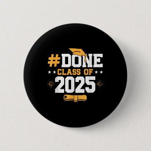 Badge Rond 5 Cm Fait Cl De 2025 Diplômé Senior High Sc