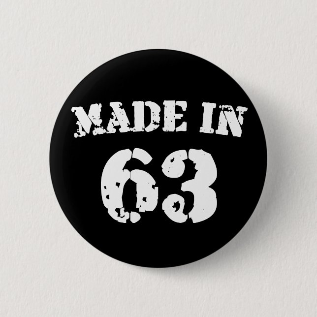 Badge Rond 5 Cm Fait En 1963 (Devant)