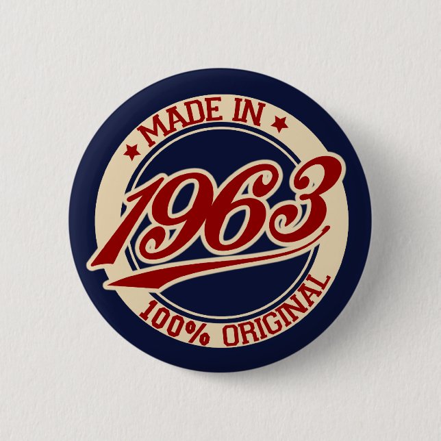 Badge Rond 5 Cm Fait En 1963 (Devant)