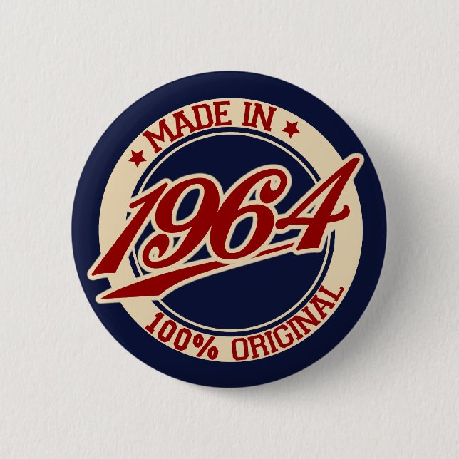 Badge Rond 5 Cm Fait En 1964 (Devant)
