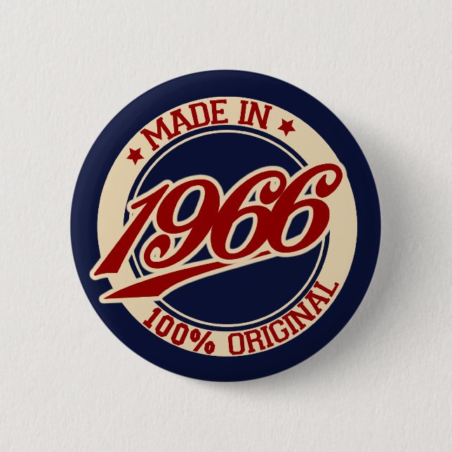 Badge Rond 5 Cm Fait En 1966 (Devant)