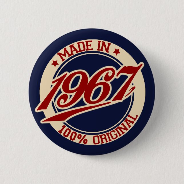 Badge Rond 5 Cm Fait En 1967 (Devant)