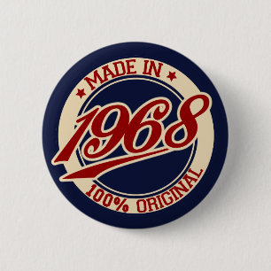 Badge Rond 5 Cm Fait En 1968