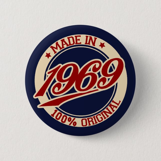 Badge Rond 5 Cm Fait En 1969 (Devant)
