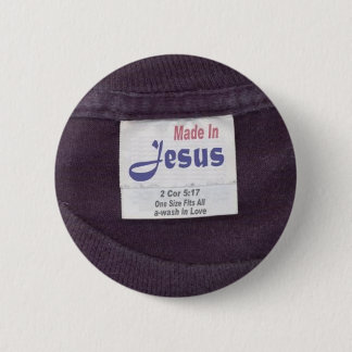 Badge Rond 5 Cm Fait en Jésus
