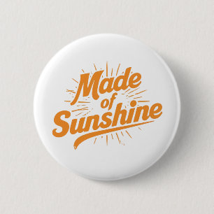Badge Rond 5 Cm Faite de typographie d'été mignonne et ensoleillée