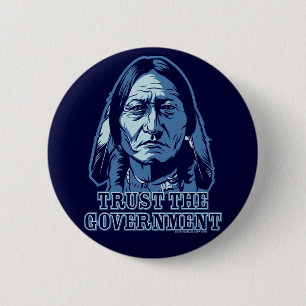 Badge Rond 5 Cm Faites confiance au gouvernement