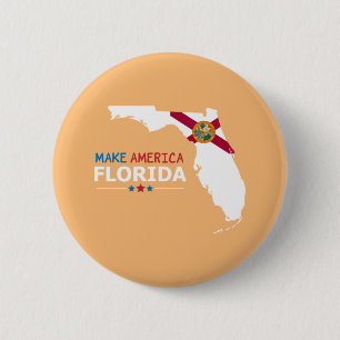 Badge Rond 5 Cm Faites de l'Amérique Floride