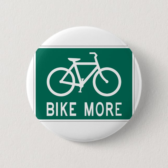Badge Rond 5 Cm Faites du vélo davantage (Devant)