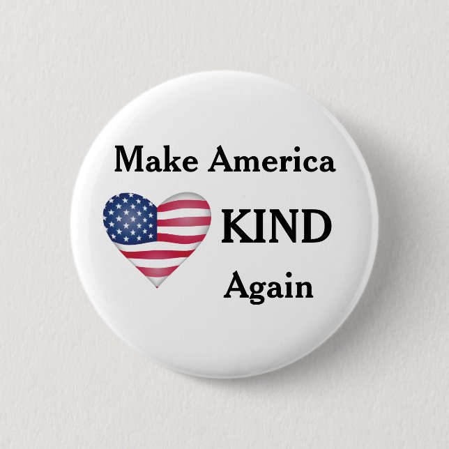 Badge Rond 5 Cm Faites la SORTE de l'Amérique encore. Anti-trump. (Devant)