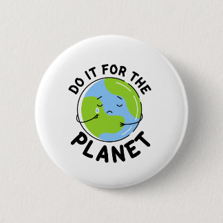 Badge Rond 5 Cm Faites-le pour le bouton Planet
