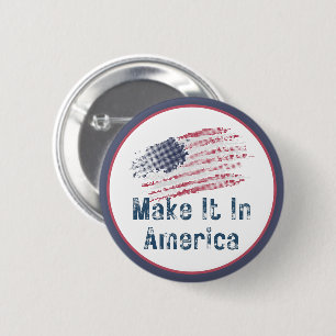 Badge Rond 5 Cm Faites-Le Styliser En Amérique