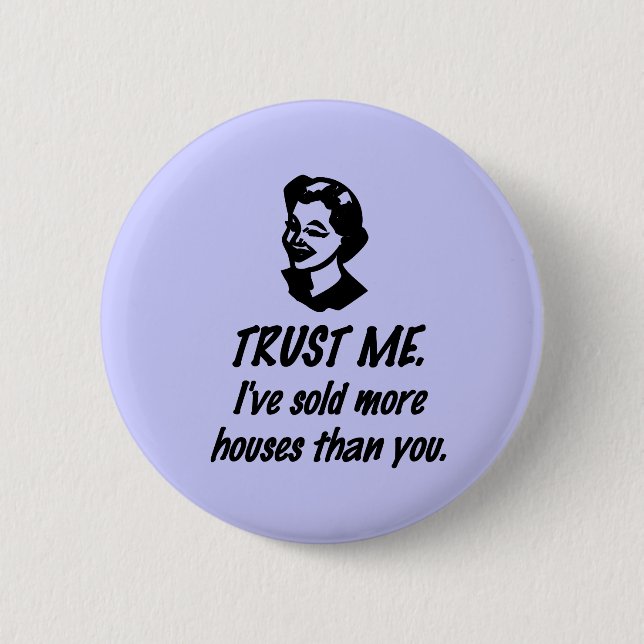 Badge Rond 5 Cm Faites-moi confiance - femelle (Devant)