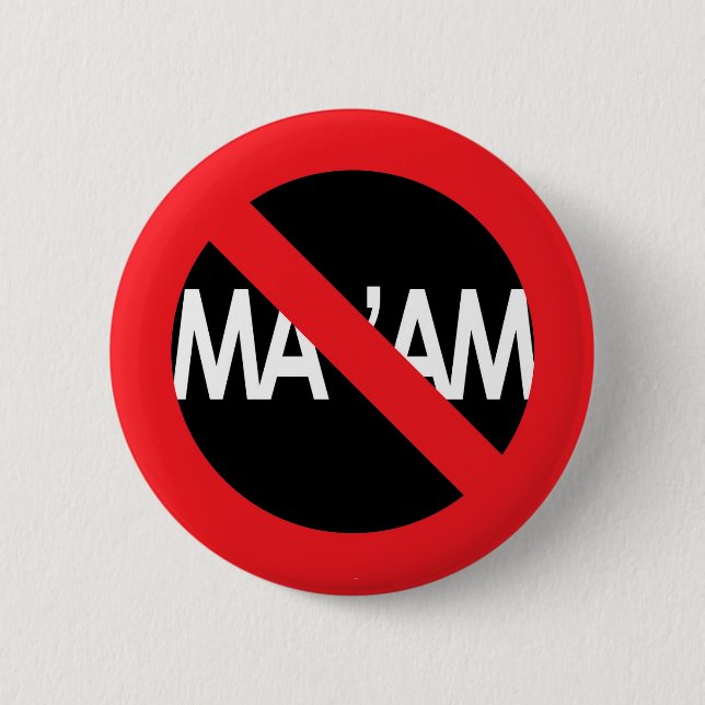 Badge Rond 5 Cm faites pas le kAll je bouton de mA*aM (Devant)