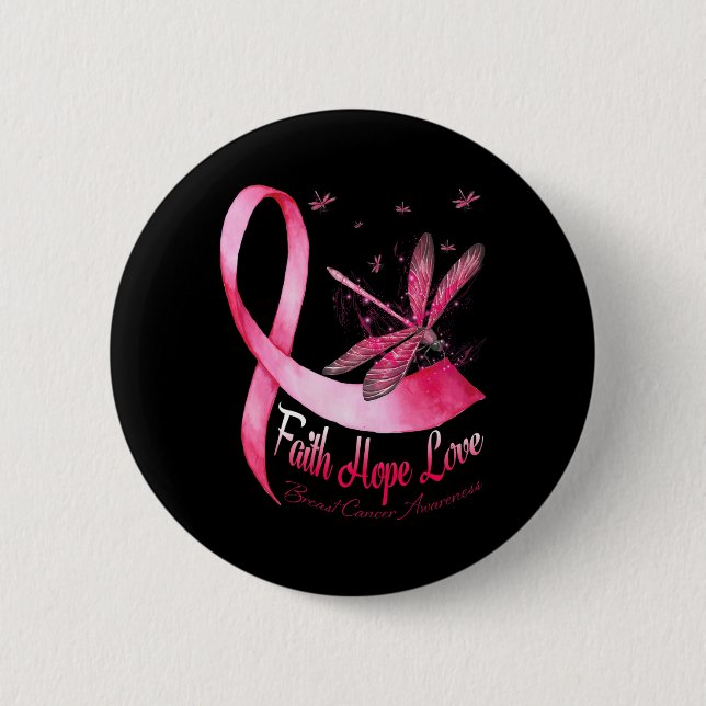 Badge Rond 5 Cm Faith Hope (Devant)