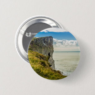 Badge Rond 5 Cm Falaises de Latrabjarg, Islande