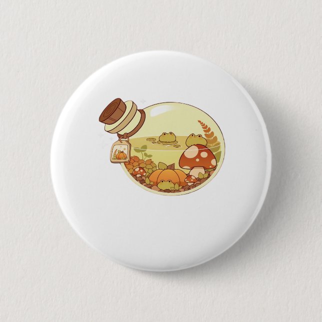 Badge Rond 5 Cm Fall Potion With Froggies Classic (Devant)