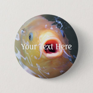 Badge Rond 5 Cm Falln chantant Ghost Koi