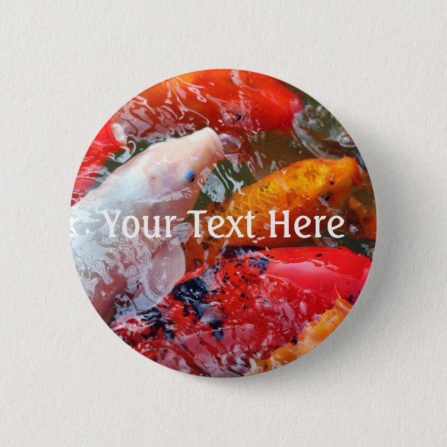 Badge Rond 5 Cm Falln Gathering Koi (Devant)