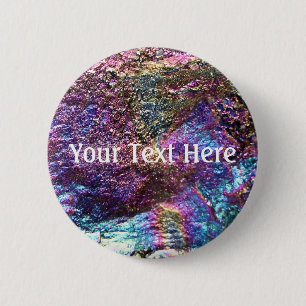 Badge Rond 5 Cm Falln Rainbow Rocks
