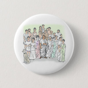 Badge Rond 5 Cm Famille Caecilii