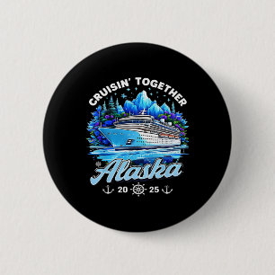 Badge Rond 5 Cm Famille Croisière Vacation 2025 Croisière Ensemble
