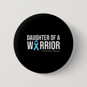 Badge Rond 5 Cm Famille Prostate Cancer Sensibilisation Léger Bleu