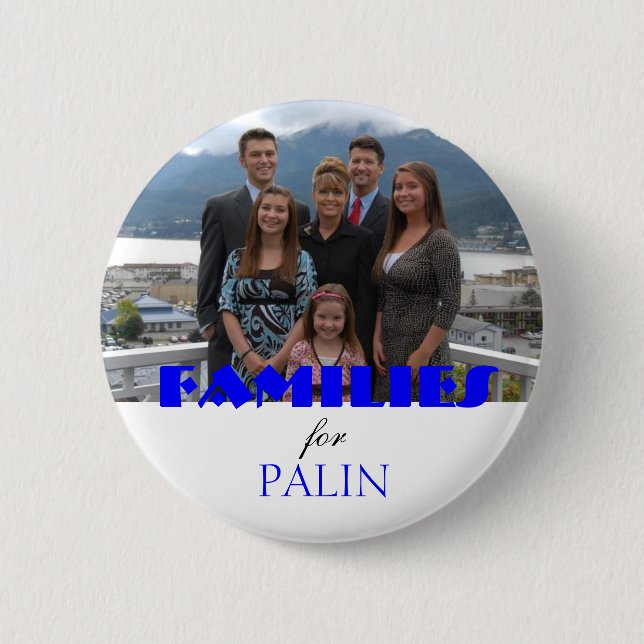 Badge Rond 5 Cm Familles pour Palin (Devant)