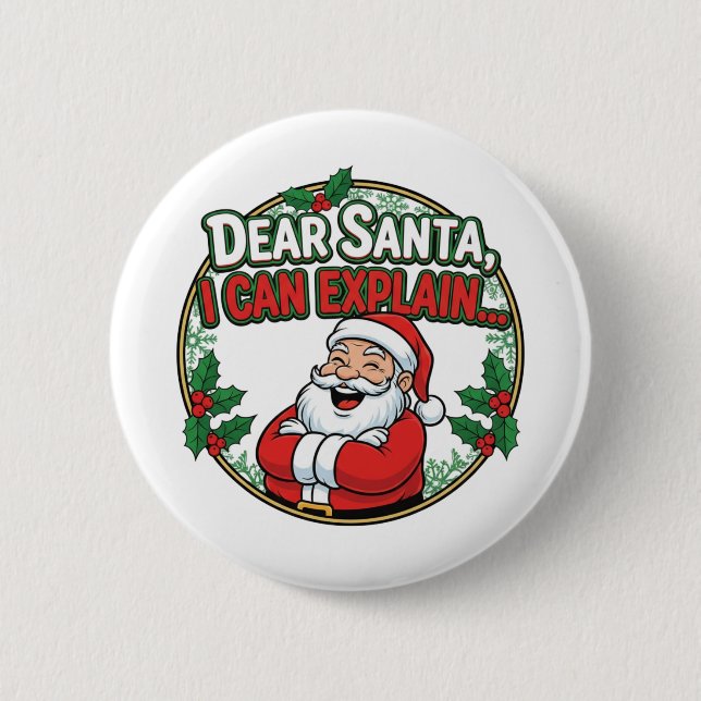 Badge Rond 5 Cm Family Christmas 2025  (Devant)