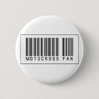 Badge Rond 5 Cm Fan de motocross de code barres