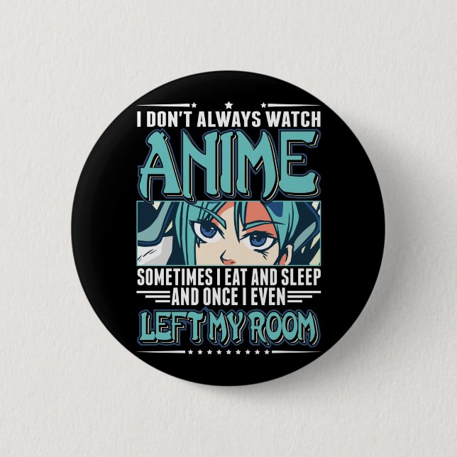 Badge Rond 5 Cm Fan de Otaku teen Manga (Devant)