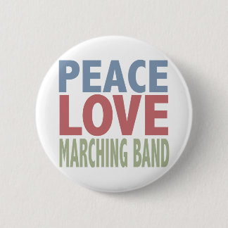 Badge Rond 5 Cm Fanfare d'amour de paix