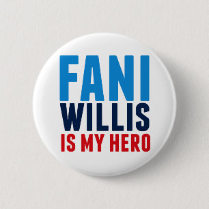 Badge Rond 5 Cm Fani Willis est mon héros