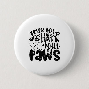 Badge Rond 5 Cm Fans des donateurs de refuges pour animaux de comp