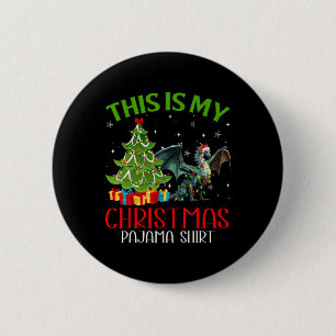 Badge Rond 5 Cm Fantastique Noël Père Noël Lumières C'Est Mon Drag