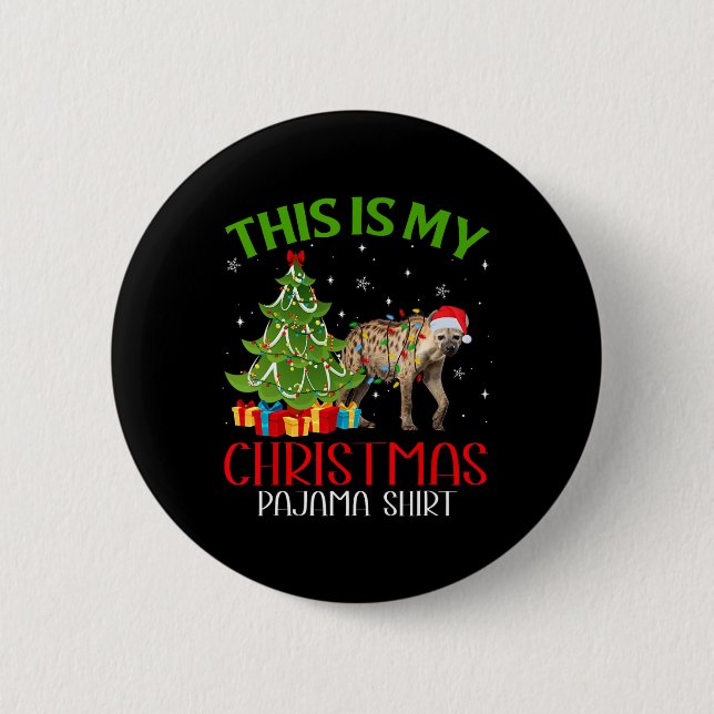 Badge Rond 5 Cm Fantastique Noël Père Noël Lumières C'Est Mon Noël (Devant)
